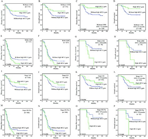 Kaplan Meier Survival Curves Illustrating Prognostic Effects Of High