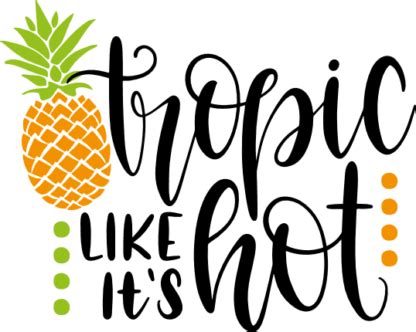 Tropic Like It S Hot Summer Free Svg File Svg Heart