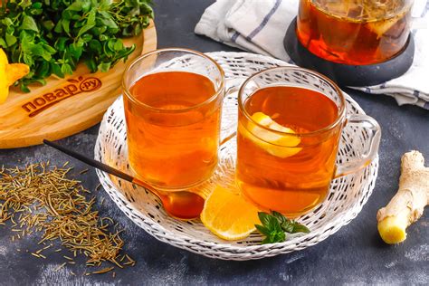 Чай с розмарином и имбирем - пошаговый рецепт с фото на Повар.ру