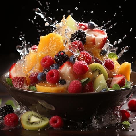 Premium Ai Image Fruit Salad
