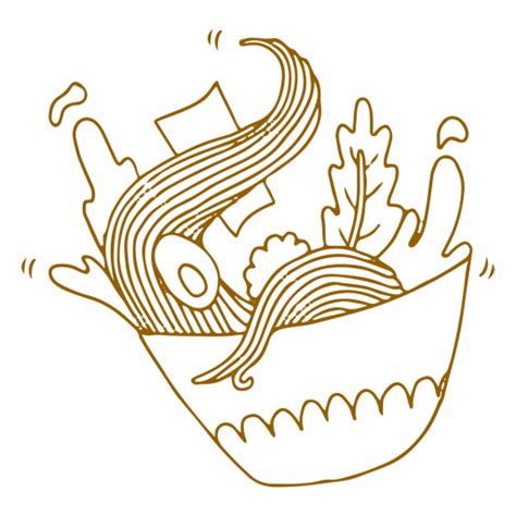 Diseño Png Y Svg De Ramen 44 Para Camisetas