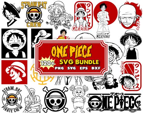 One Piece Bundle ,svg,png,eps,dxf one piece bundle, luffy sv | Inspire