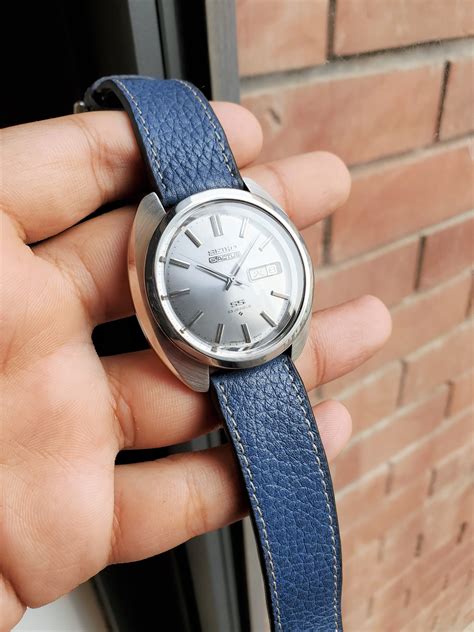 Fs Ice Blue Seiko Actus 1970 Serviced Jdm Rare Vintage Watch 6106 8440