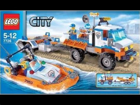 LEGO 7726 Coast Guard Truck With Speed Boat YouTube