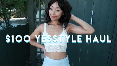 100 Yesstyle Try On Haul And Lookbook Trendy And Affordable Youtube