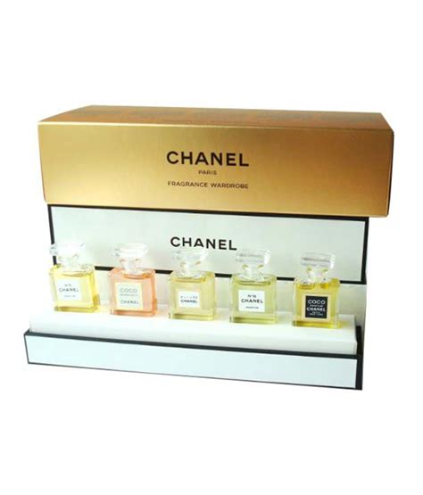 Chanel Fragrance Wardrobe Miniature T Set Of 5 Five Parfum