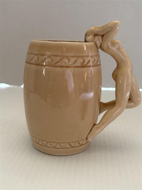 Vintage Novelty Adult Risque Naked Woman Handled Mug Etsy