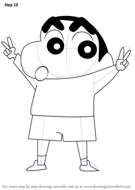 Learn How To Draw Shin Chan Shin Chan Step By Step Drawing