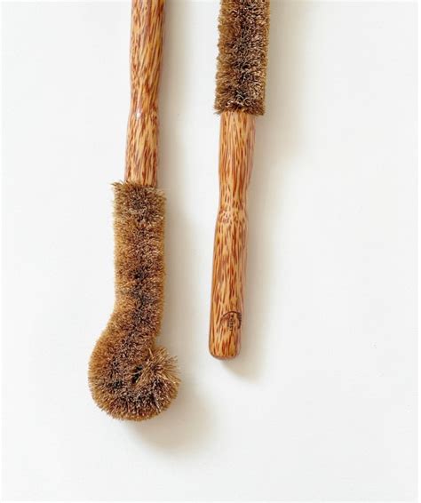 Huski Home Our Coconut Husk And Wood Bottle Brushes Are