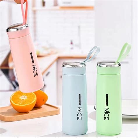 Tumbler Hot And Cold Tumbler Water Bottle Thumbler Nice Tumbler Leakproof Glass Cup Ml