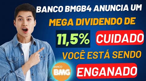 Bmgb Vai Pagar Um Dividendo De Banco Abaixo De R Muito Barato