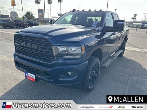 New 2024 Ram 2500 Lone Star Night Edition Crew Cab In Mcallen M24512 Burns Motors