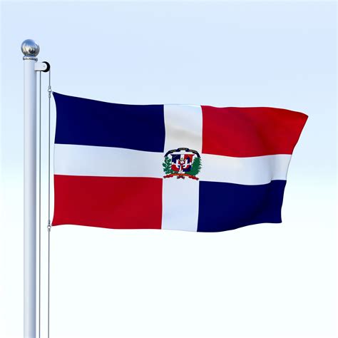 Printable Dominican Flag
