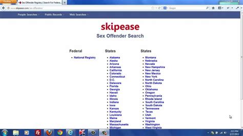 US National State Sex Offender Registry Search YouTube