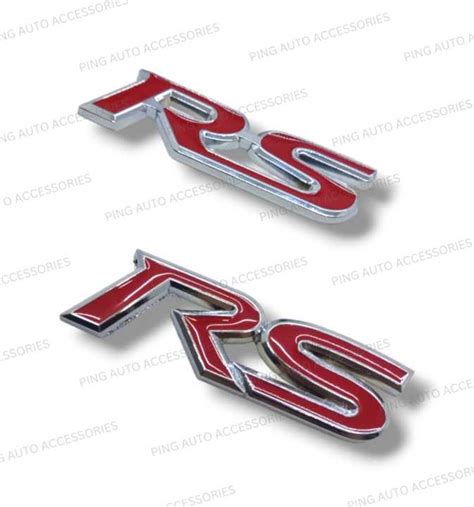 EMBLEM LOGO HONDA RS LAMA BARU OEM LOGAM CNC LAMBANG HONDA RS Lazada