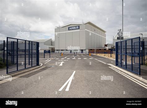 A General View Of The Airbus Factory In Filton Bristol England Uk