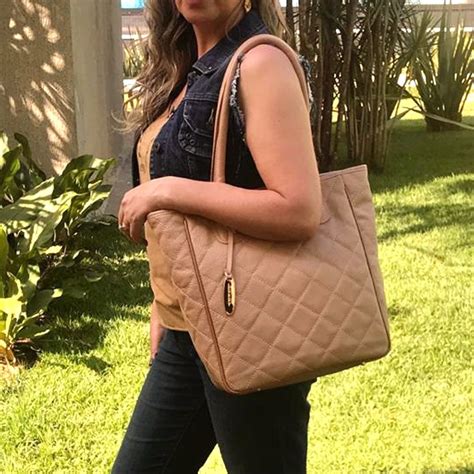 Bolsa Sacola Feminina Nude