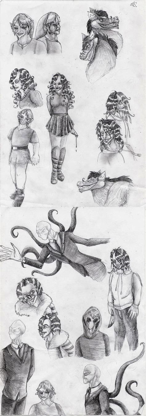Some Creepypasta Sketches By Xthechildofwinterx On Deviantart
