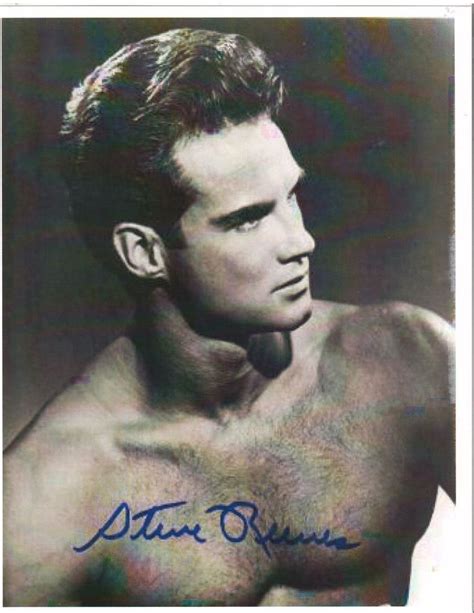 Bodybuilder Steve Reeves Hairy Chest Bodybuilding Muscle Photo Bandw