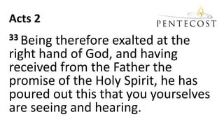 Pentecost: Peter's sermon | PPT