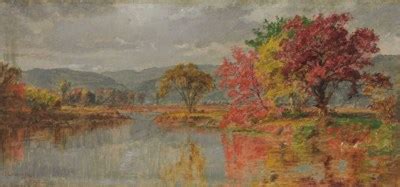 Jasper Francis Cropsey (1823-1900) , Lake in Autumn | Christie's