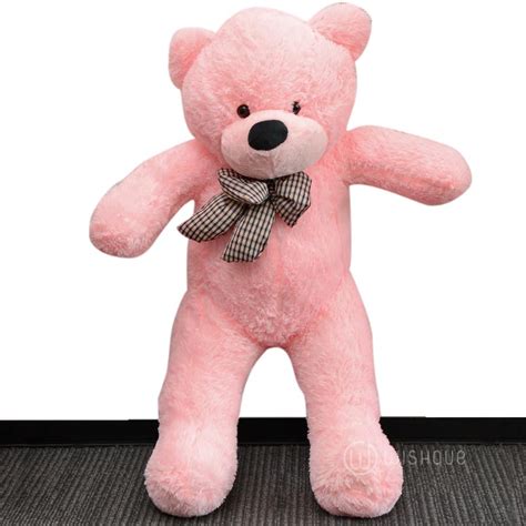 Giant Plush Teddy Bear Pink 52 Feet Wishque Sri Lankas