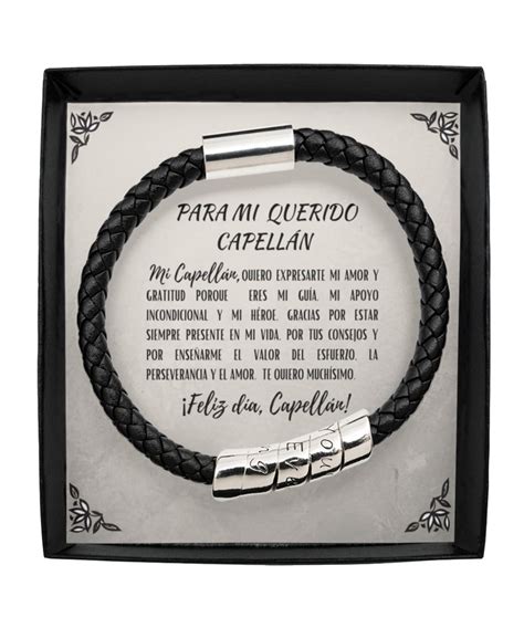 Pulsera Para Mi Capellán Brazalete Para Capellán Con Mensaje En