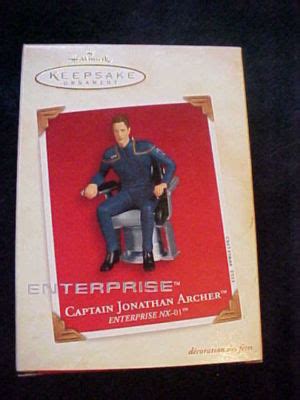 Hallmark Star Trek Enterprise Captain Jonathan Archer Antique