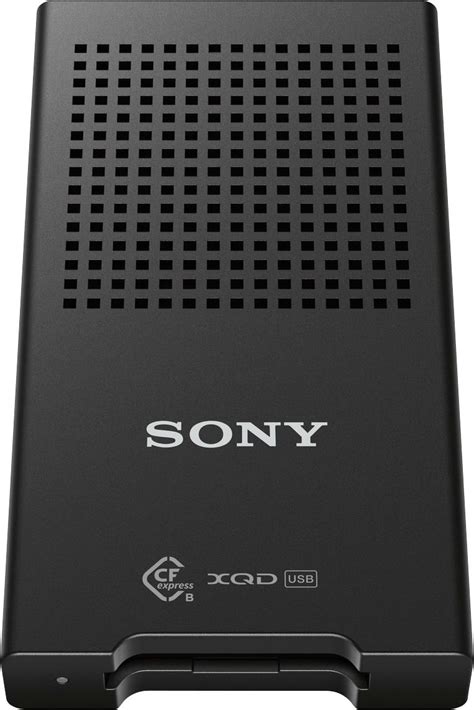 Sony USB 3 1 CFexpress XQD Memory Card Reader Black MRWG1 T1 Best Buy