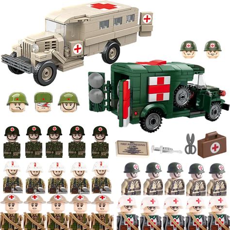 Ww Accessoires Militaires Blocs De Construction Soldats M Dicaux