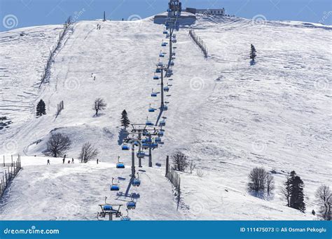 Uludag Mountain View Uludag Mountain Is Ski Resort Of Turkey Stock