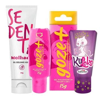 Kit Estimulador Brinquedos Er Ticos Prazer Intenso Sex Shop Si Lubrificante Ntimo Sexual