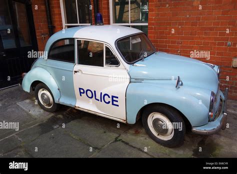 Police Car Vintage Police Car Britain Uk Stock Photo Alamy