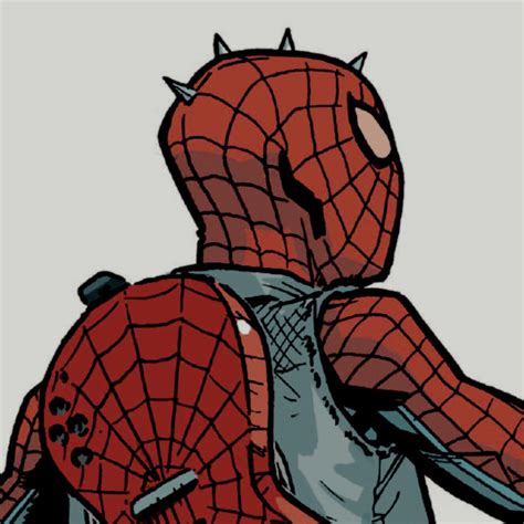 Hobie Brown Spider Punk Icons In Spiderman Comic Panels Spider