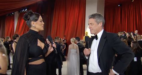 Hugh Grant had an incredibly awkward Oscar interview * Starcasm