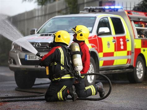 Multiple Fire Crews Tackle Blaze On Factory Site In Wednesbury