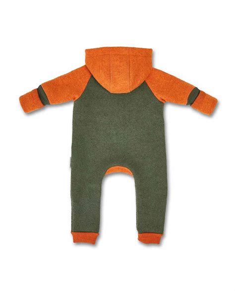 Kinder Overall Manitober Olive Orange Suslet Outlet