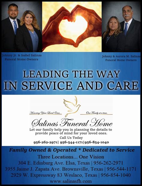 Salinas Funeral Home of Weslaco | Weslaco TX