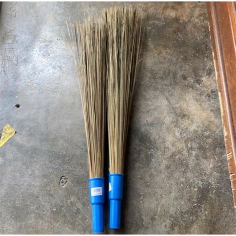 Vip Plastic Handle Penyapu Lidilidi Biasa Sapu Lidi Plastic Head