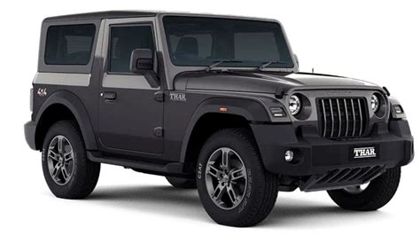 Mahindra Thar gets new logo and colour options - Car News | The ...