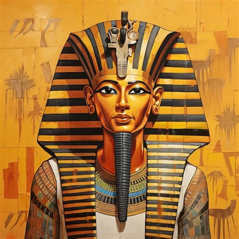Premium Ai Image Unveiling The Majestic Pharaoh Egyptian Hieroglyphs
