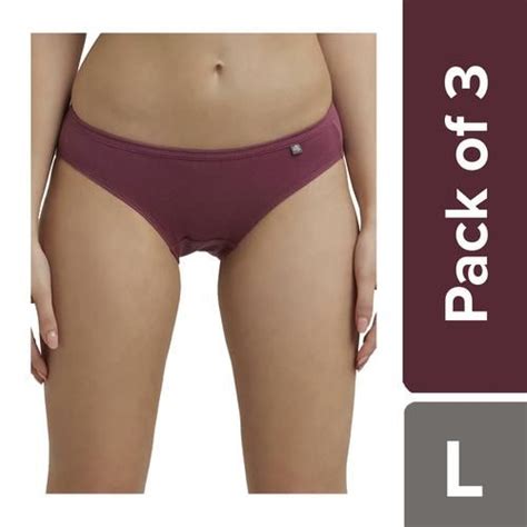 Buy Jockey 1410 Women S Medium Coverage Super Combed Cotton Mid Waist Bikini With Concealed