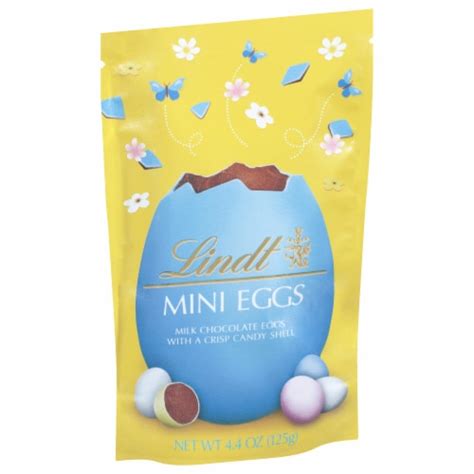 Lindt Mini Eggs Pouch Milk Chocolate Eggs With A Crisp Candy Shell 1