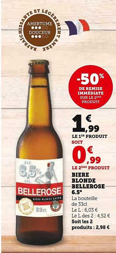 Promo Bi Re Blonde Bellerose Chez U Express Icatalogue Fr