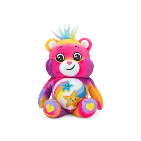 Care Bears Dare To Care Bear Glitter 22cm Bean Plush Collectable