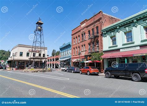 Downtown Of Historic Placerville California Editorial Stock Photo