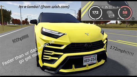 Wow The Lambo Urus Is Sooo Good Roblox Greenville Youtube