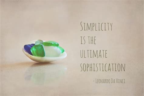 Simplicity…The Ultimate Sophistication. – Lolos thoughts