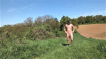 Naked Pathetic White Slave Outdoor Penis Cage Check Enema Before Hiking In Public Fields CMNM