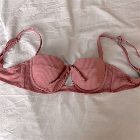 Shade Shore Swim Dusty Rose Bow Strapless Bikini Top Poshmark